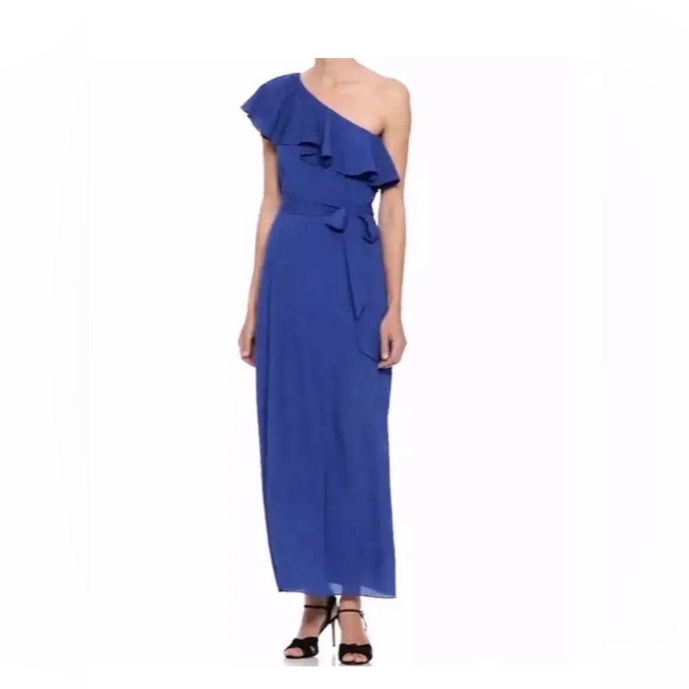 Banana Republic maxi one shoulder dress